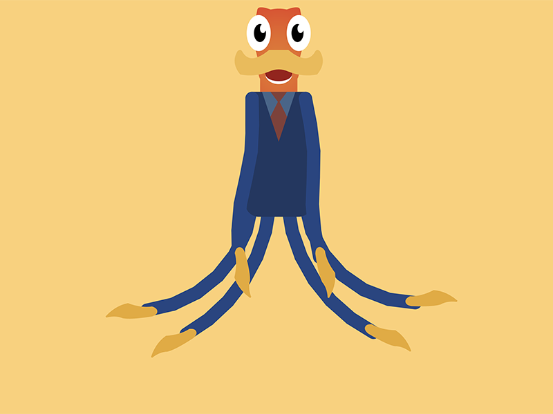 Een resizable octupus-aquarium.